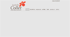 Desktop Screenshot of isabellecollet.com